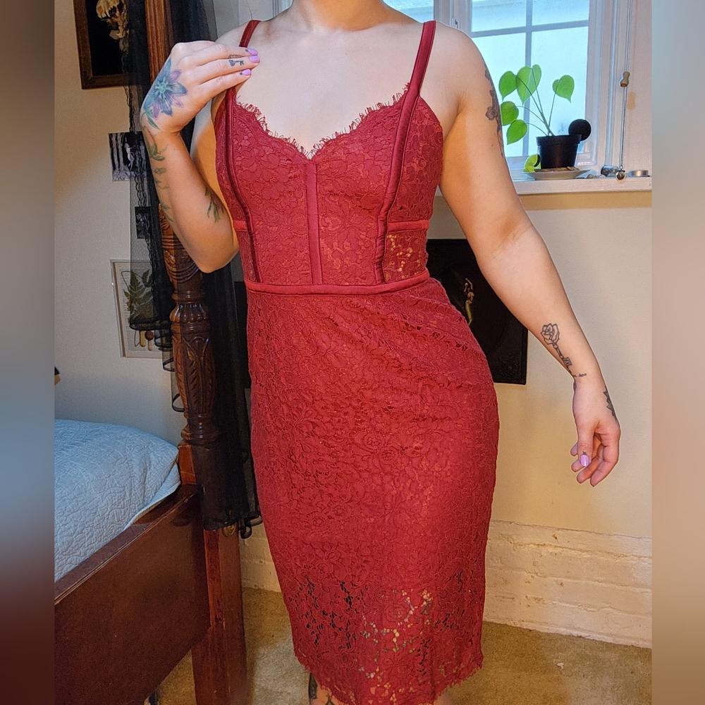 Red express dress